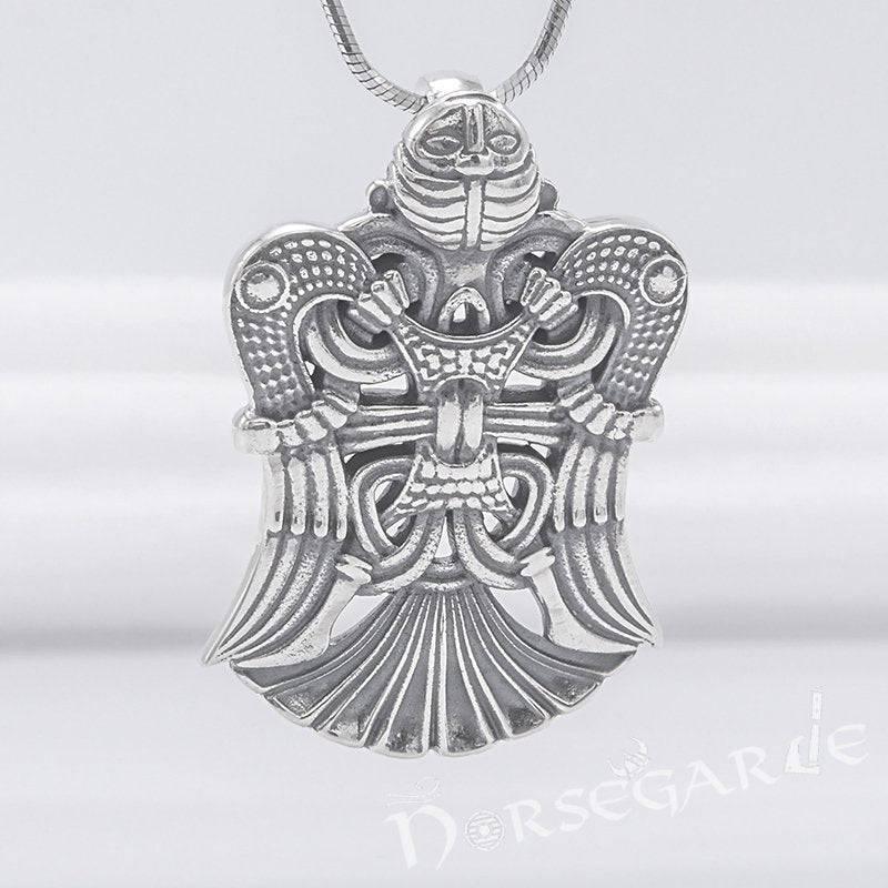 Handcrafted Shapeshifter Loki Amulet - Sterling Silver - Norsegarde