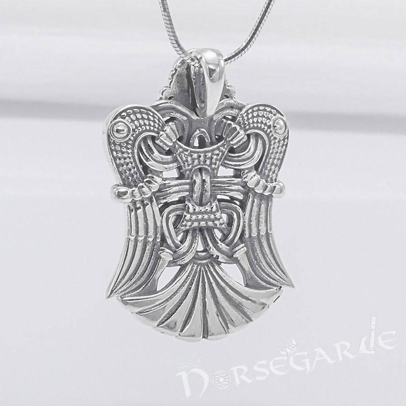 Handcrafted Shapeshifter Loki Amulet - Sterling Silver - Norsegarde