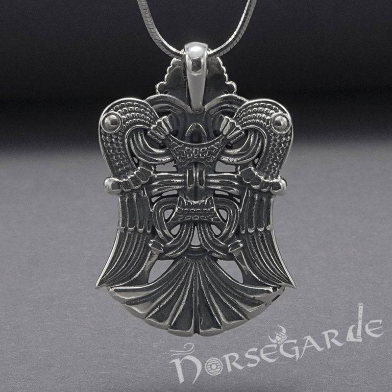 Handcrafted Shapeshifter Loki Amulet - Sterling Silver - Norsegarde