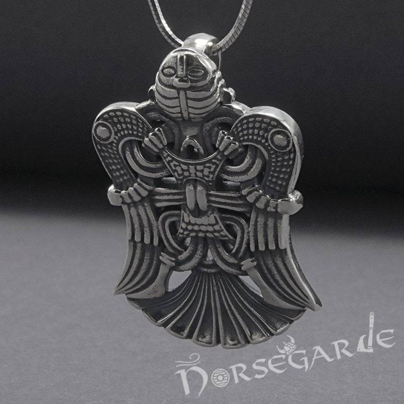 Handcrafted Shapeshifter Loki Amulet - Sterling Silver - Norsegarde