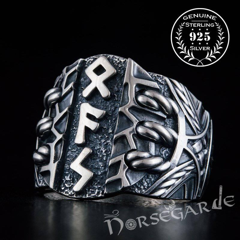 Middeleeuws Viking Zilver Ring met runen symbolen - Catawiki Middeleeuws Viking Zilver Ring met runen symbolen - Catawiki