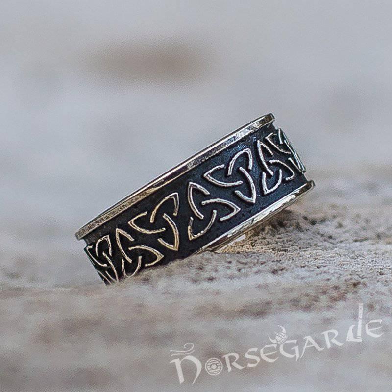 Handcrafted Triquetra Band - Sterling Silver - Norsegarde