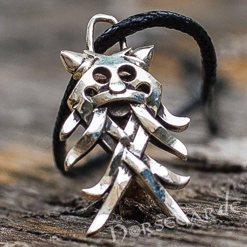 Handcrafted Wolf Totem Pendant - Sterling Silver - Norsegarde