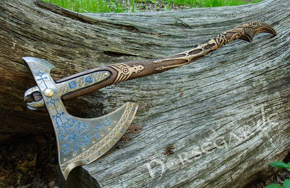 Hand-forged Kratos Axe  Fully Functional Leviathan Axe