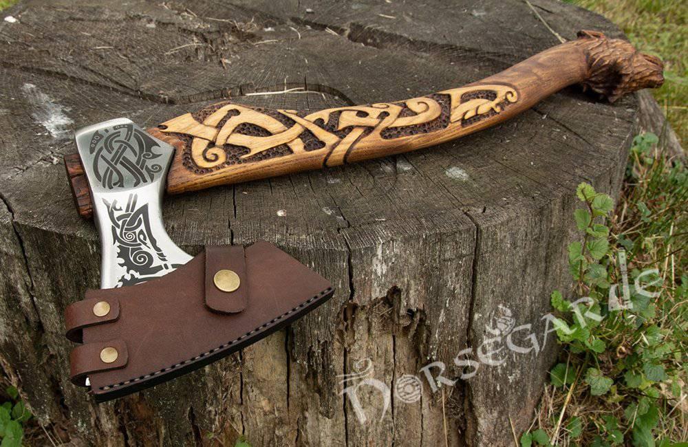 Handforged Nordic Axe 'Freki' - Norsegarde