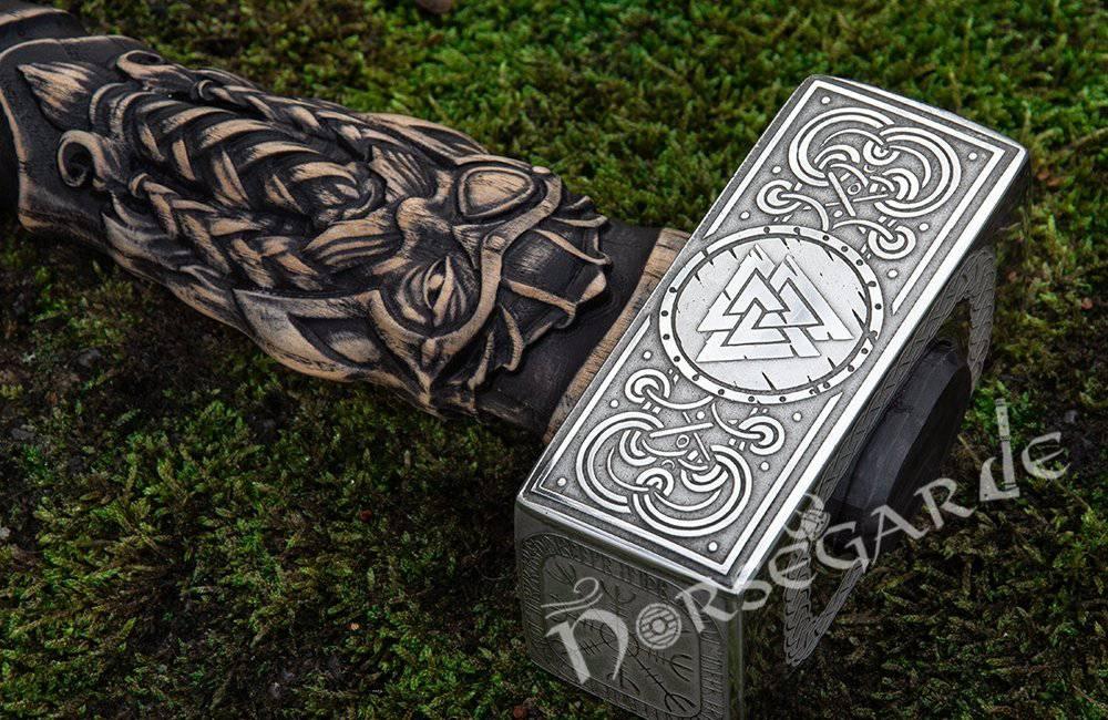 Handforged Nordic Hammer 'Odin' - Norsegarde