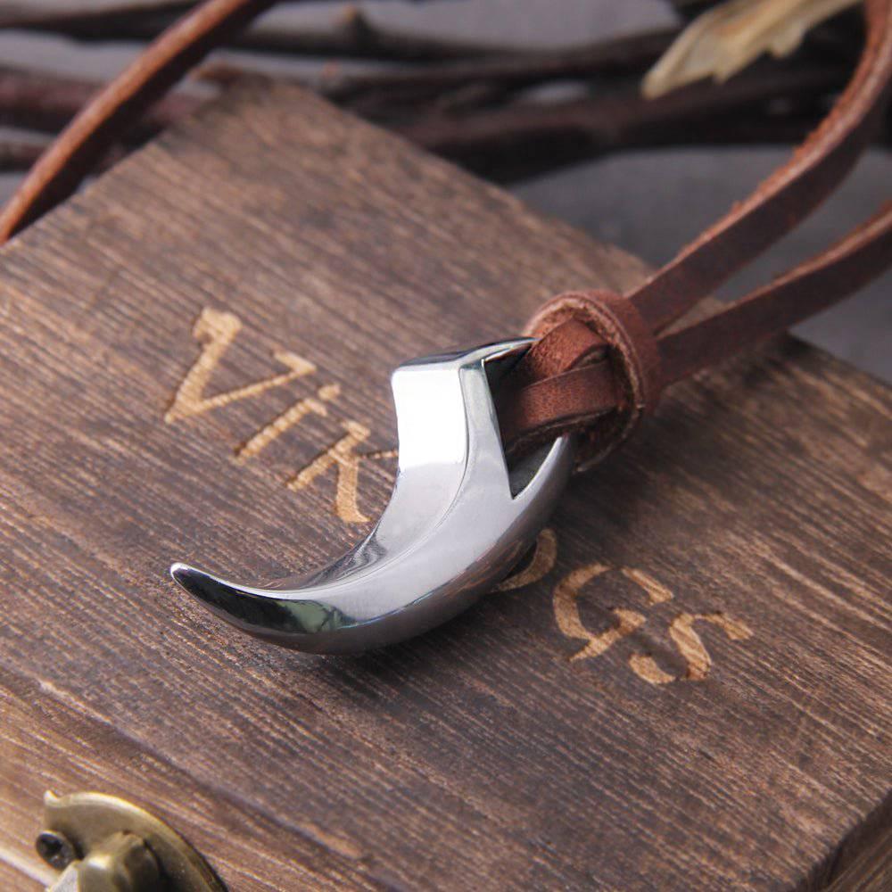 Metal Wolf Fang - Stainless Steel - Norsegarde