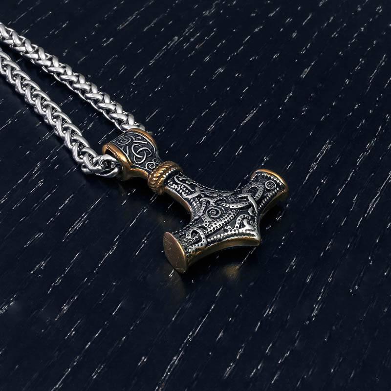Ornamental Thor's Hoard Mjölnir - Stainless Steel - Norsegarde