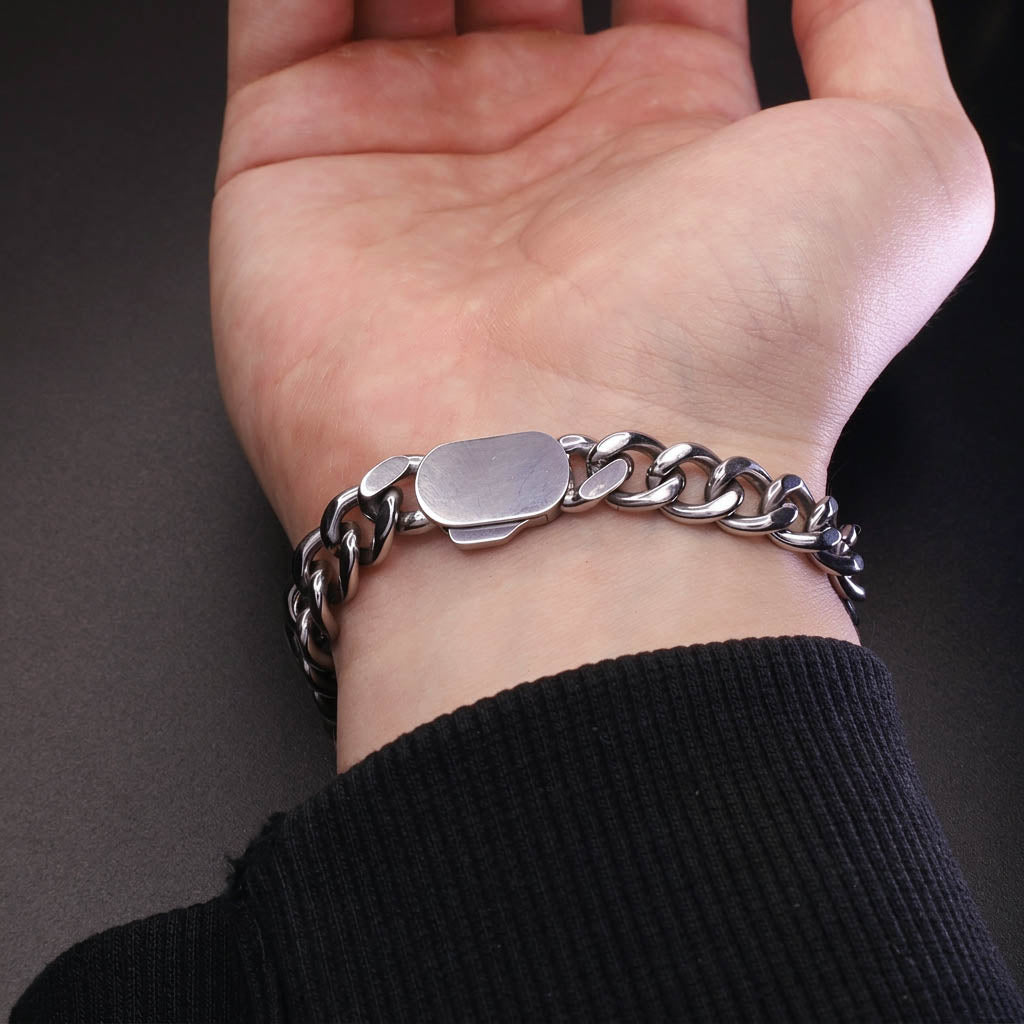 Fenrir's Fang 10mm Chain Bracelet - Stainless Steel