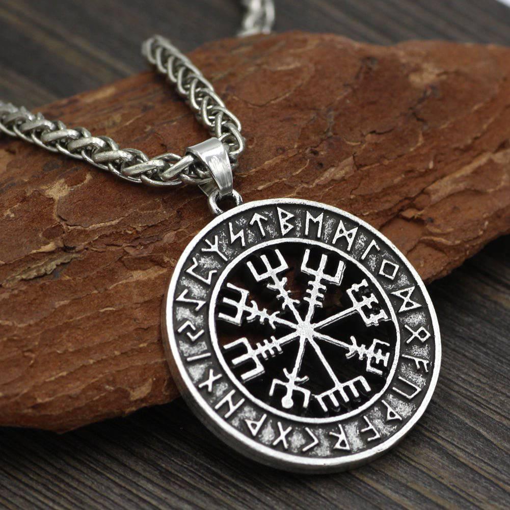 Vegvisir Compass Runic Amulet - Norsegarde