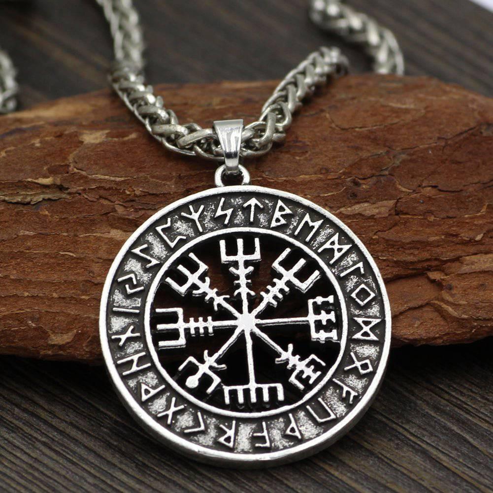 Vegvisir Compass Runic Amulet - Norsegarde