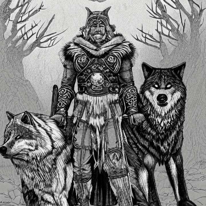 Wolves in Norse Mythology and The Legend of Geri and Freki - Norsegarde