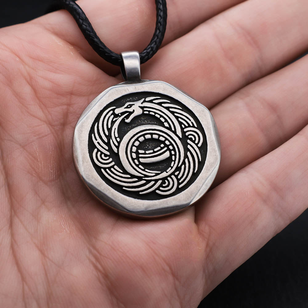 Infinity Serpent Pendant - Stainless Steel