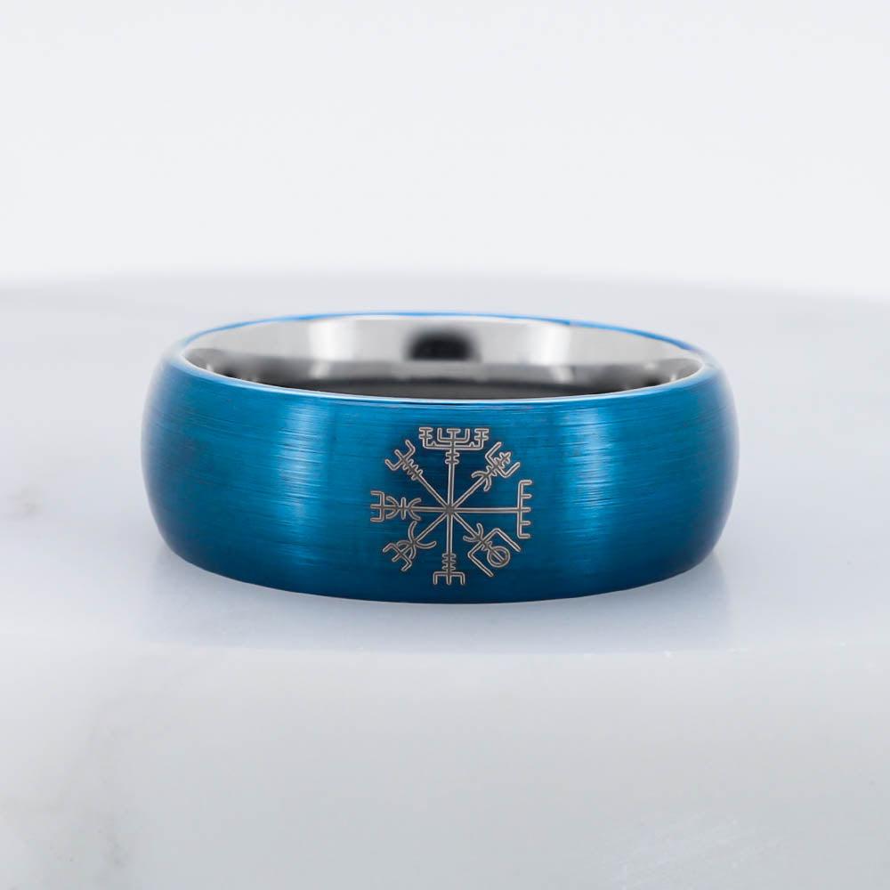 North Sea Compass Ring - Tungsten Carbide
