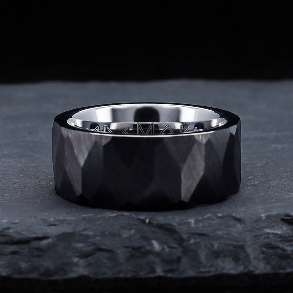 Root of Mímisbrunnr Ring - Tungsten Carbide