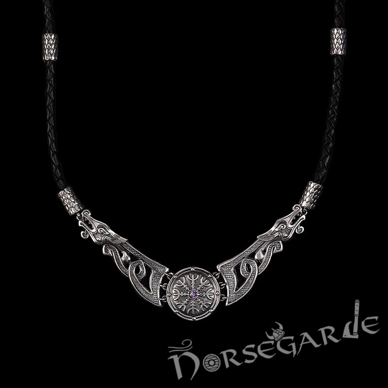 Handcrafted Valkyrie's Embrace Necklace - Sterling Silver
