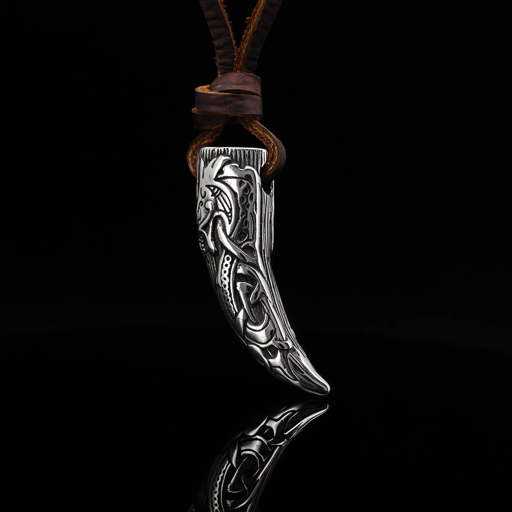 Fenrir Wolf Metal Fang - Stainless Steel