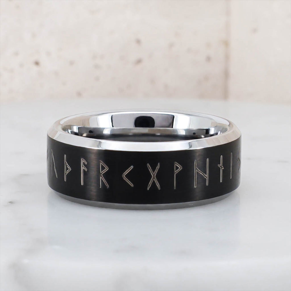 Runes of the North Ring - Tungsten Carbide