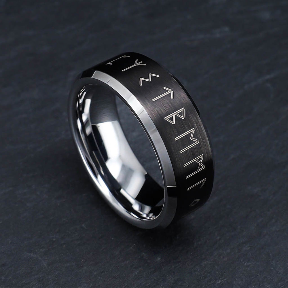 Runes of the North Ring - Tungsten Carbide
