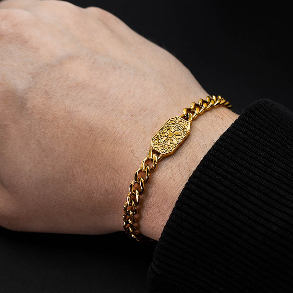 Wayfinder's 6mm Chain Bracelet - 18k Gold Plated Steel