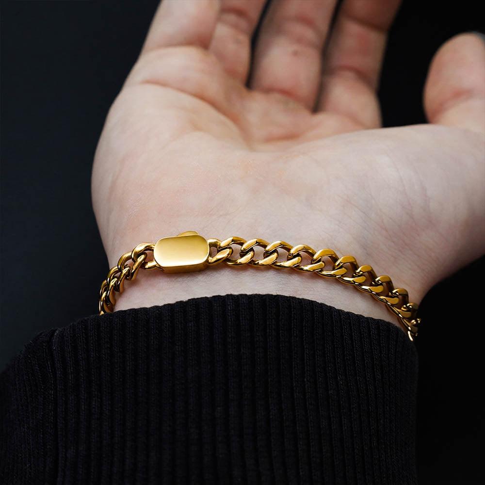 Wayfinder's 6mm Chain Bracelet - 18k Gold Plated Steel