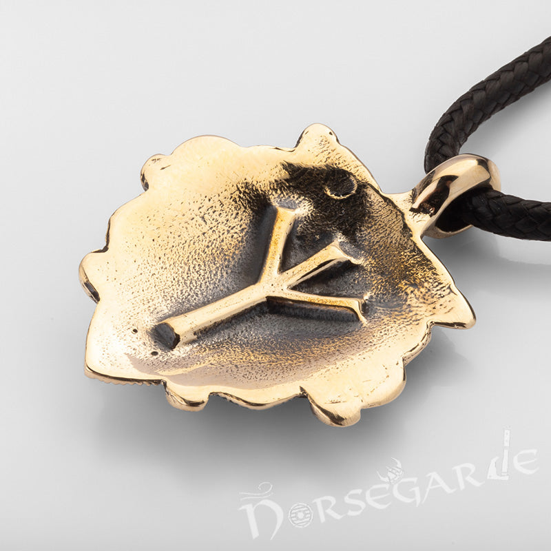 Handcrafted Loki's Mask Amulet - Brass