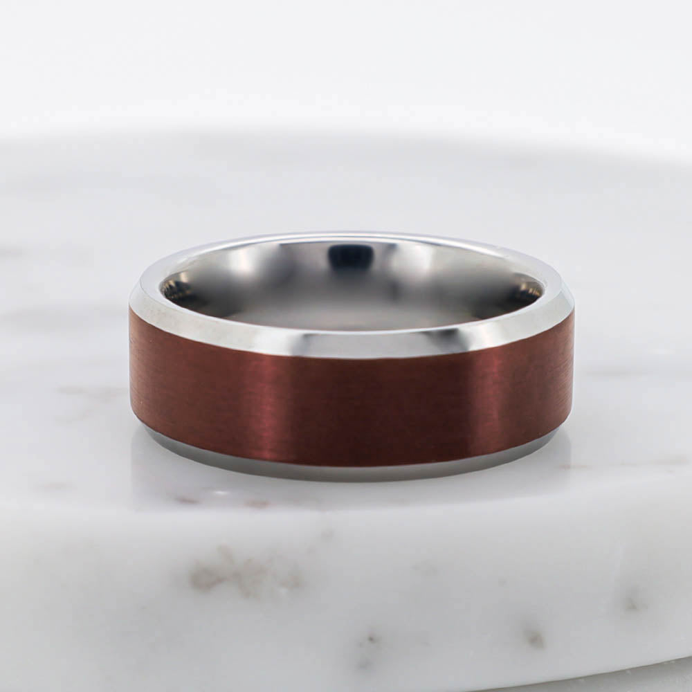 Battle Scar Eihwaz Ring - Tungsten Carbide