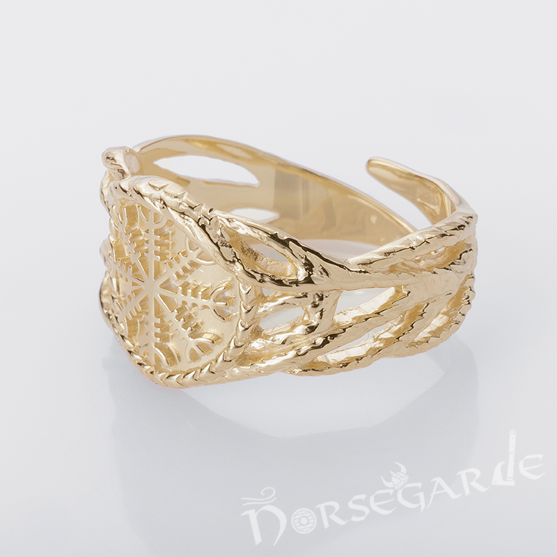 Handcrafted Brambles Helm of Awe Band - Gold