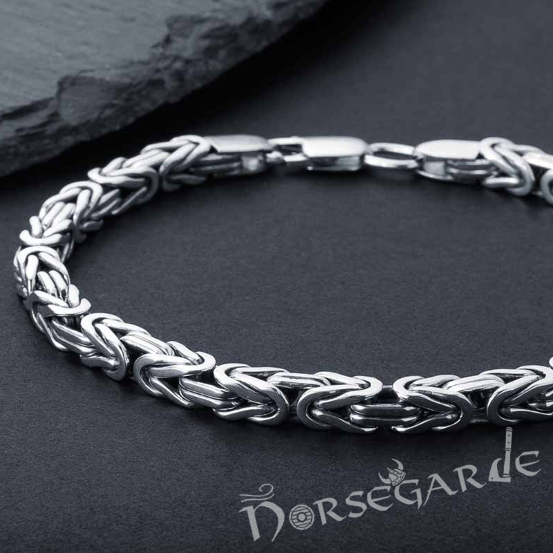 Handcrafted Byzantium Chain Bracelet - Sterling Silver