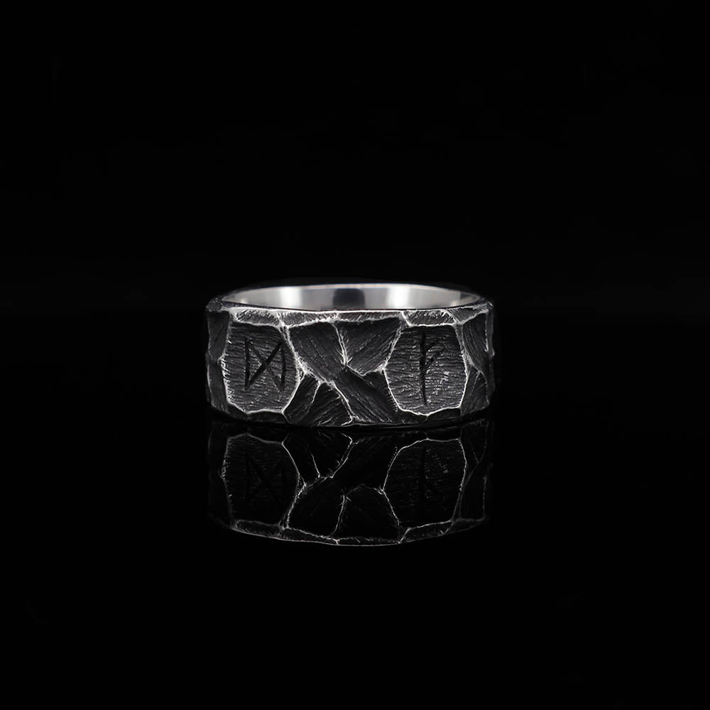 Runic Blacksmith Ring - Stainless Steel