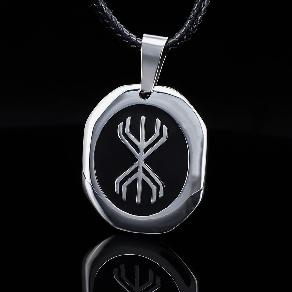 Digital Yggdrasil Pendant - Stainless Steel