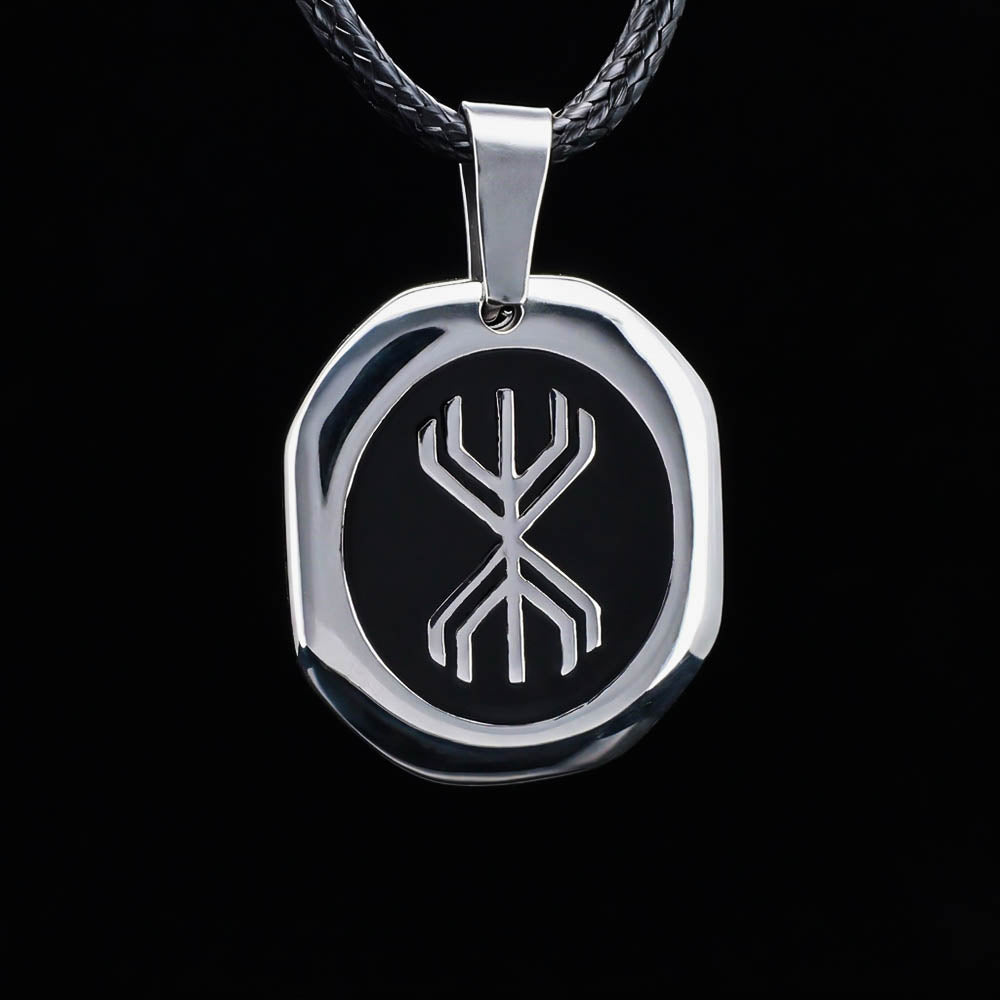Digital Yggdrasil Pendant - Stainless Steel