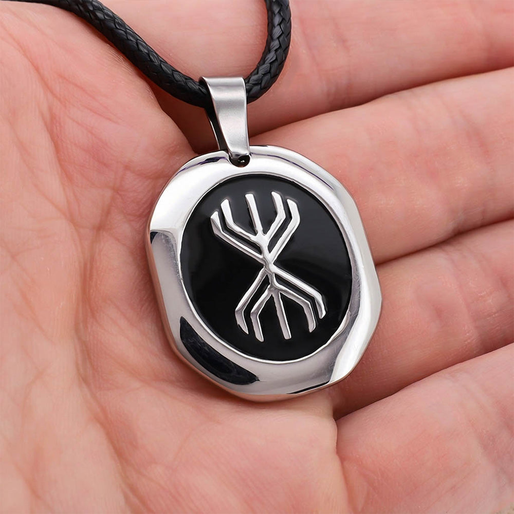 Digital Yggdrasil Pendant - Stainless Steel