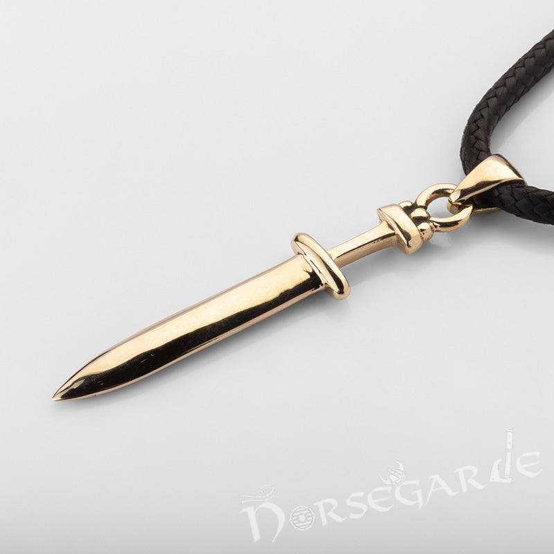 Handcrafted Ulfberht Sword Pendant - Brass