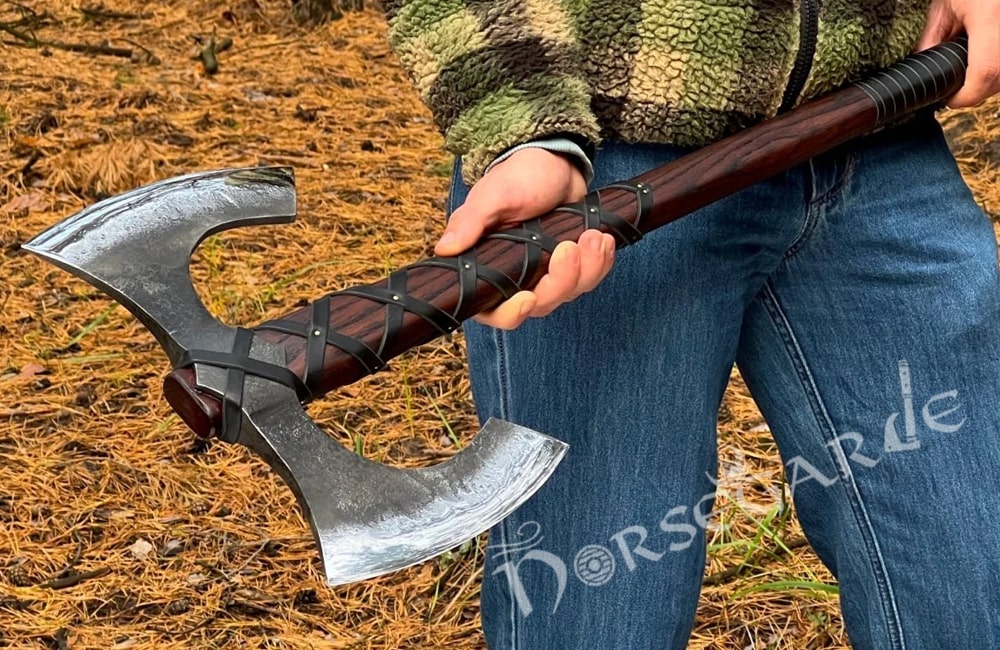 Handforged Two-Handed Axe 'Last Word'