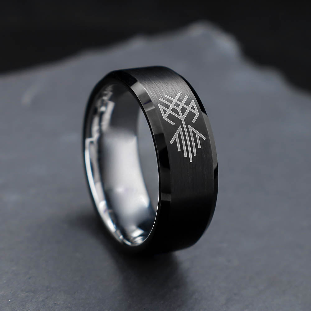 Warrior's Mark Ring - Tungsten Carbide