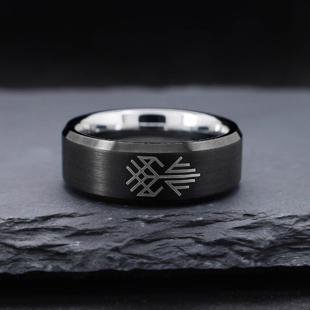 Warrior's Mark Ring - Tungsten Carbide