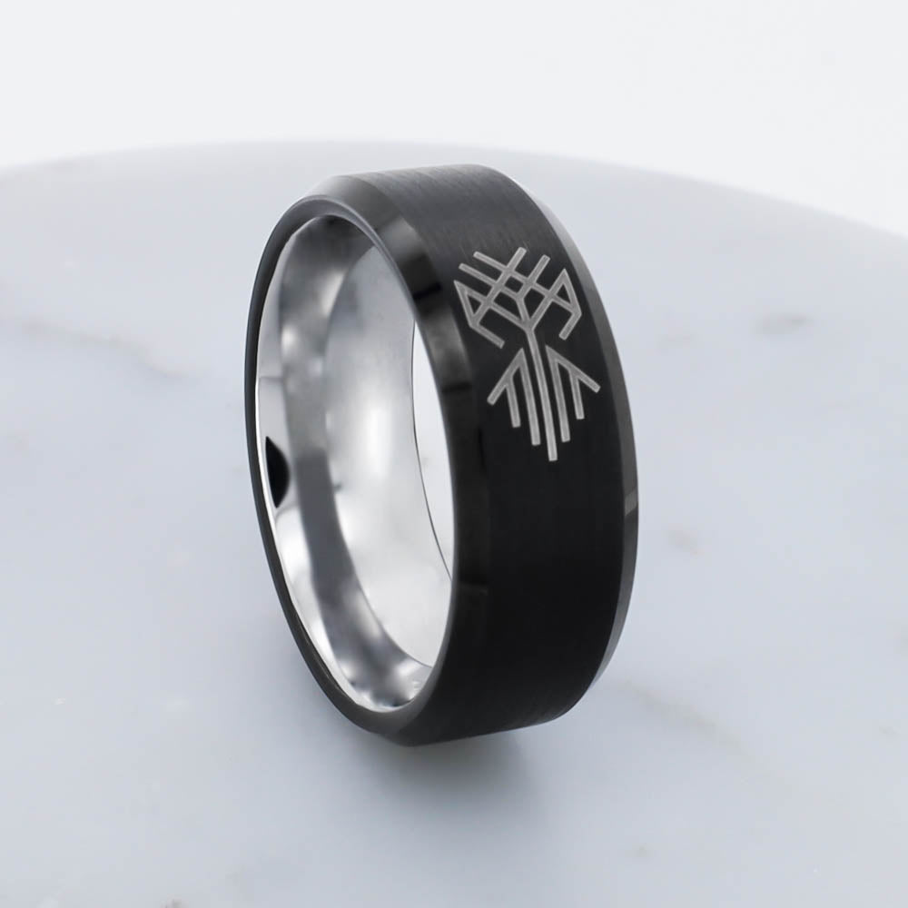 Warrior's Mark Ring - Tungsten Carbide