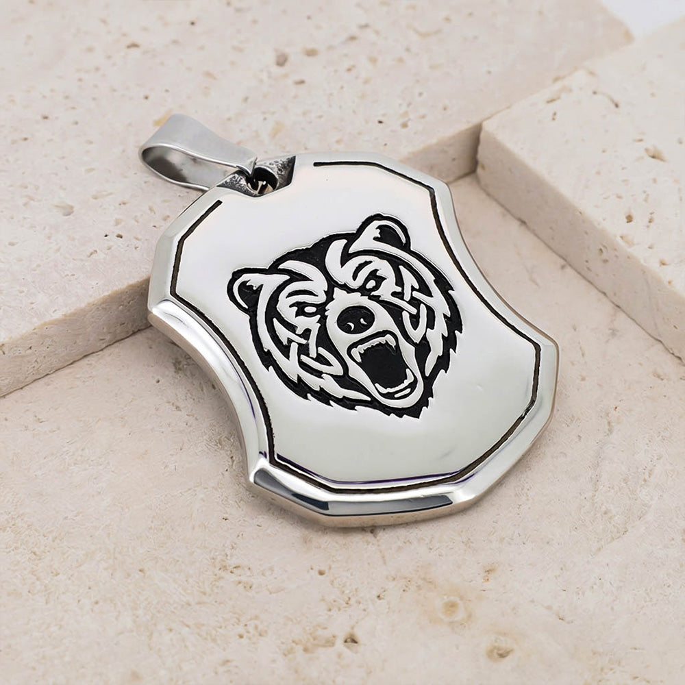 Berserker's Roar Pendant - Stainless Steel