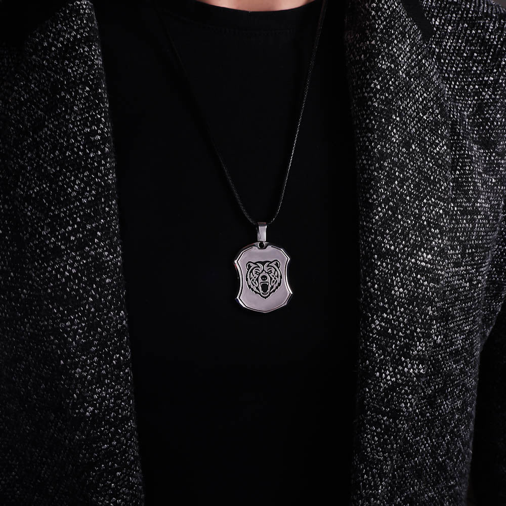 Berserker's Roar Pendant - Stainless Steel