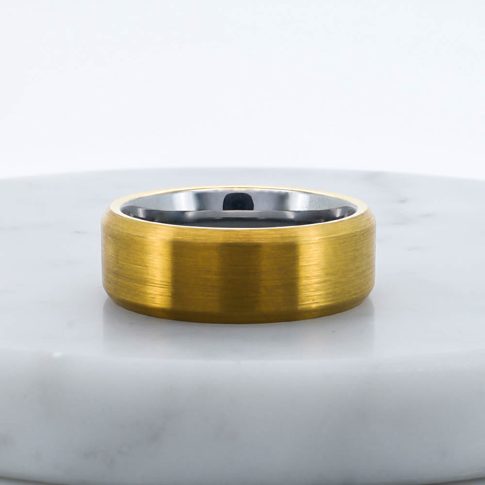 Golden Guardian Ring - Tungsten Carbide