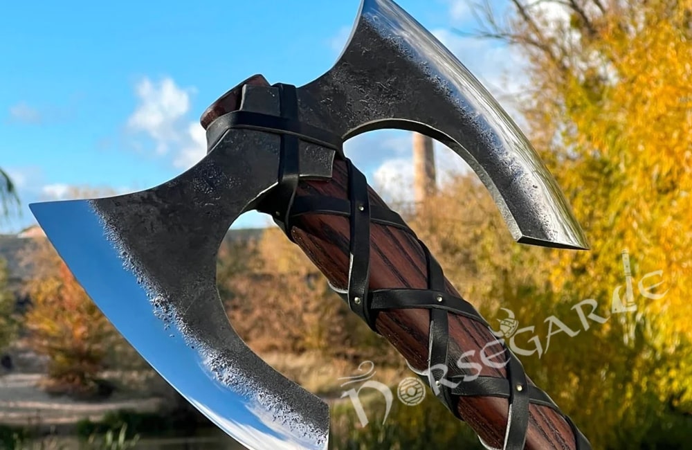 Handforged Two-Handed Axe 'Last Word'