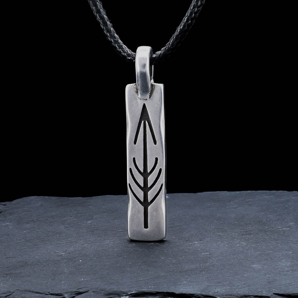 Yggdrasil's Arrow Pendant - Stainless Steel