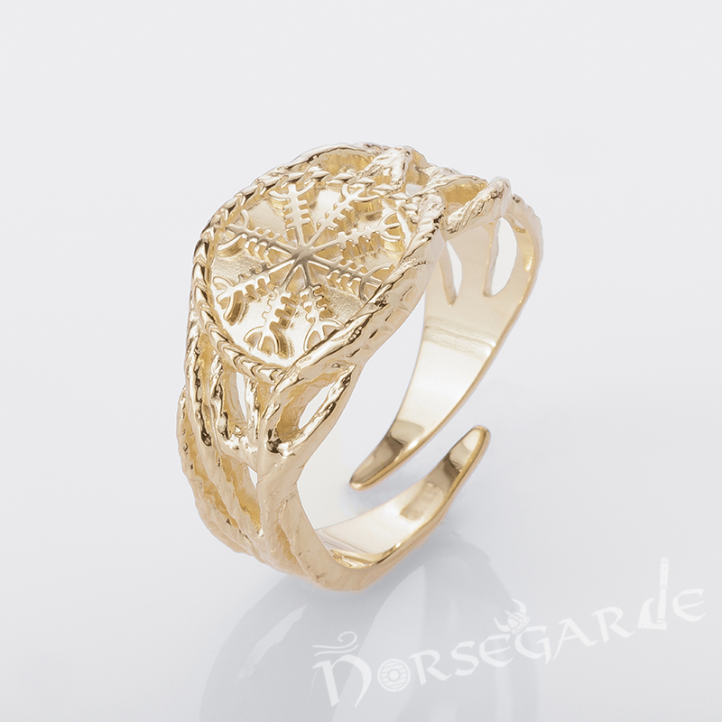 Handcrafted Brambles Helm of Awe Band - Gold