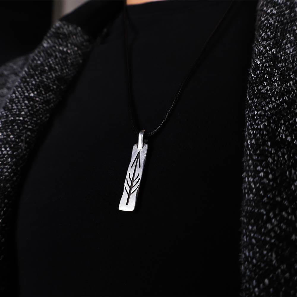 Yggdrasil's Arrow Pendant - Stainless Steel