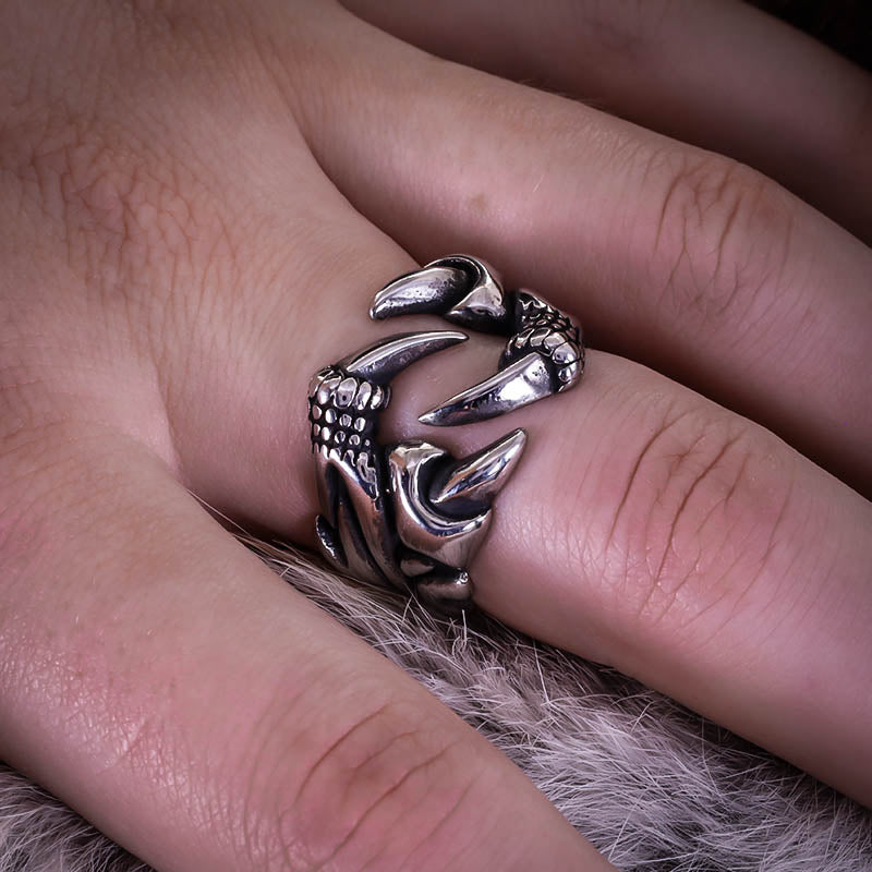 Claw of Fafnir Ring - Stainless Steel