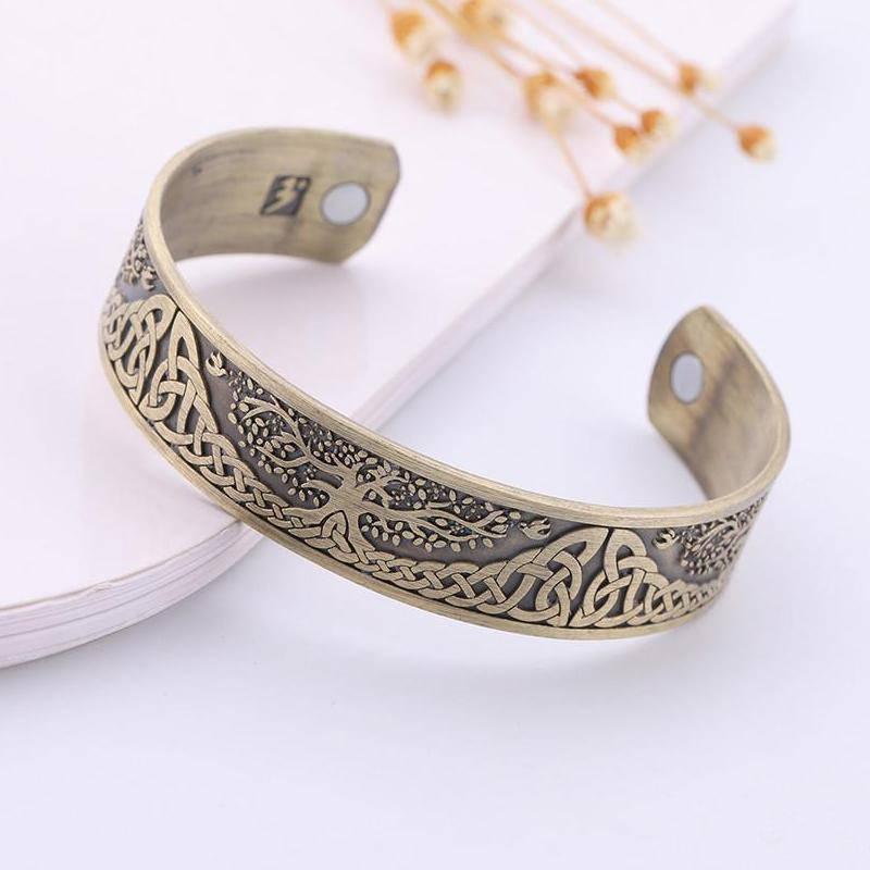 Antique Celtic Bangle - Yggdrasil Roots - Norsegarde