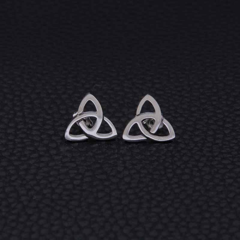 Celtic Knot Stud Earrings - Stainless Steel - Norsegarde