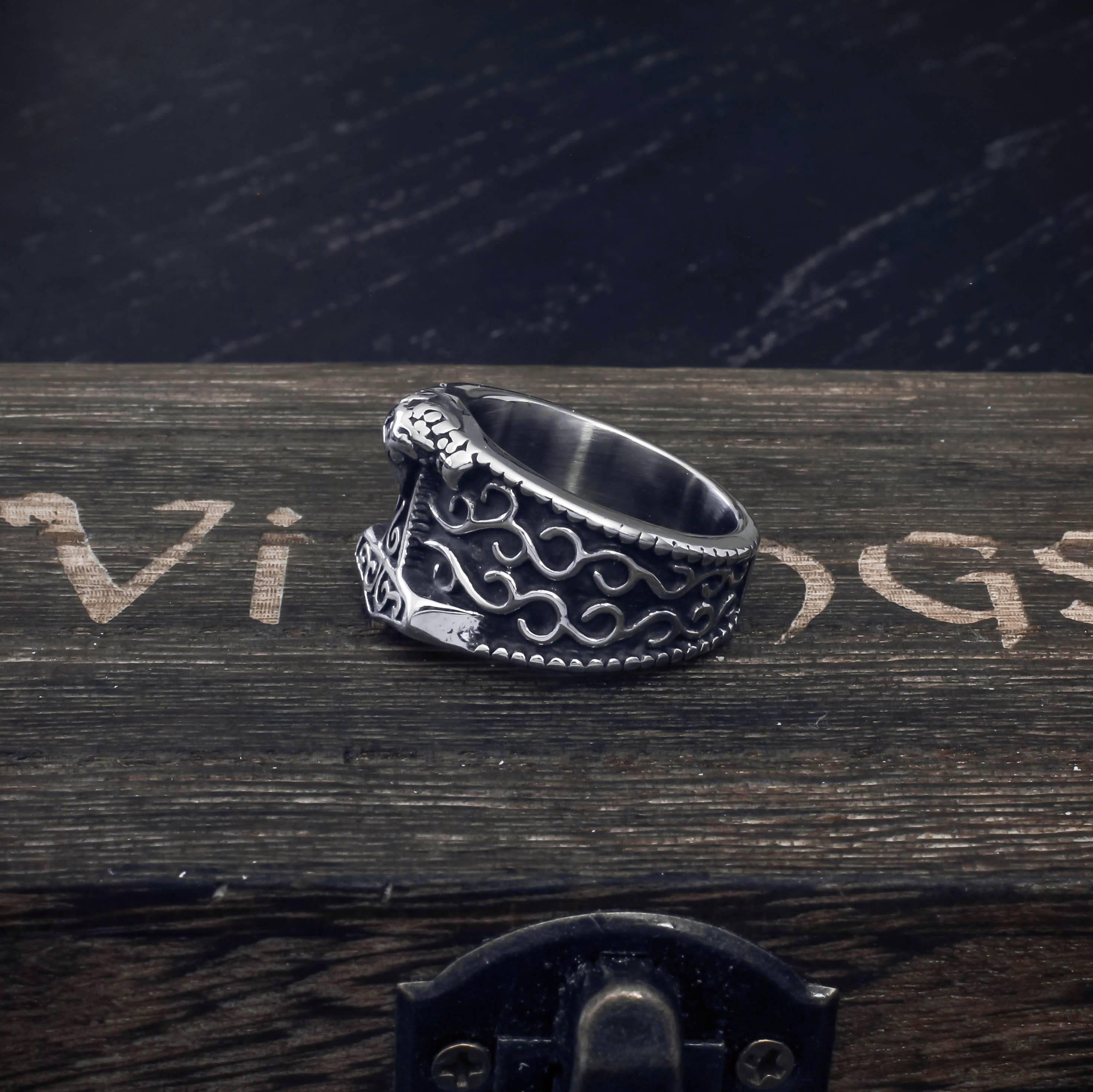 Celtic Thor's Hammer Ring - Stainless Steel - Norsegarde