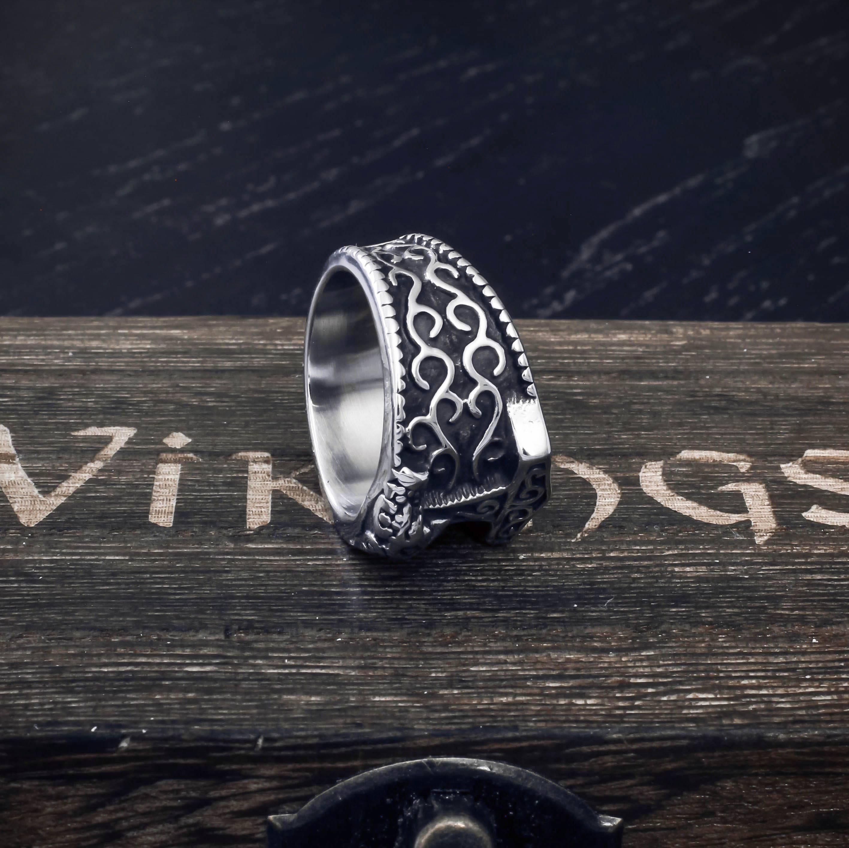 Stylish Silver Plated Diamond Finger Ring For Men